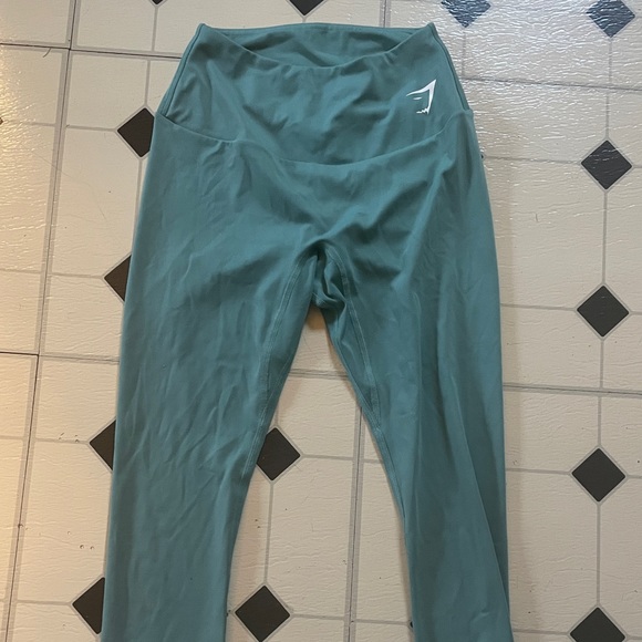 GYMSHARK teal leggings, super soft! - Picture 2 of 2